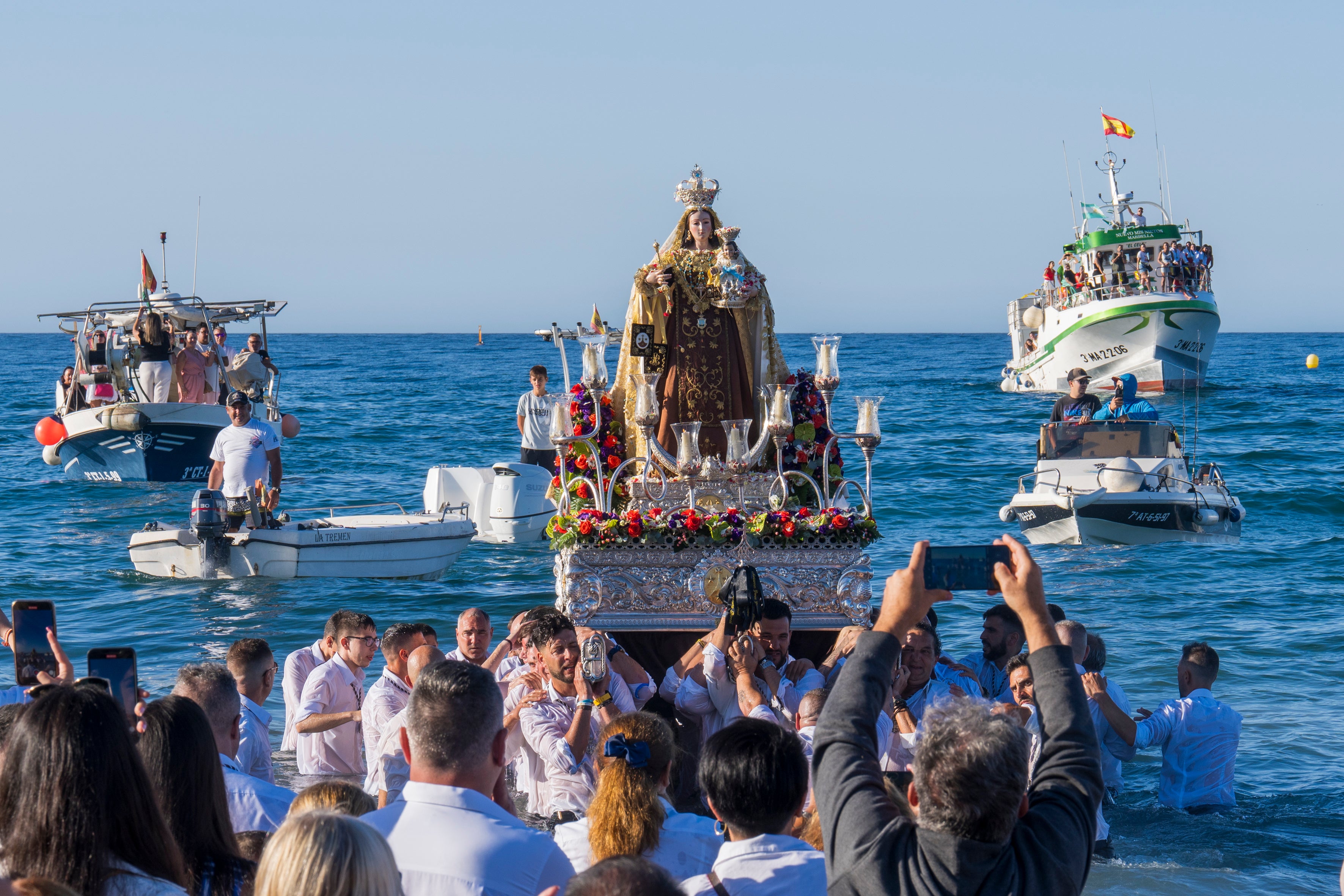 The Virgen del Carmen processions in Malaga and along the Costa del Sol